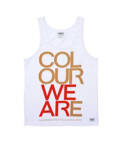 Colour Wear We Are White Men's Tank