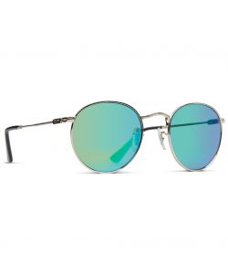 Dot Dash Velvatina Gold/Green Chrome Sunglasses