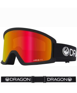 Dragon DX3 L OTG - Black LL Red Ionized Lens Snow Goggle