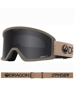 Dragon DX3 OTG - Cashmere Spyder Collab LL Dark Smoke Lens Snow Goggle