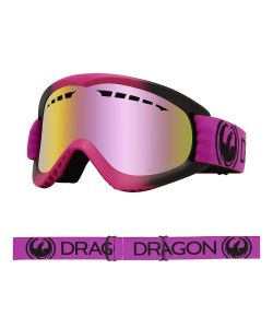 Dragon DX Raspberry Lumalens Pink Ionized Lens Snow Μάσκα