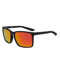 Dragon Montage Matte Black Orange Ionized Lens Sunglasses
