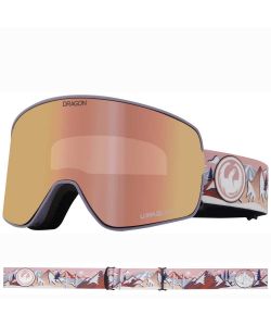 Dragon NFX2 - Kimmy Fasani Signature 2023 with LL Rose Gold Ionized & LL Light Rose Lens Snow Goggle