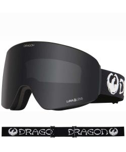 Dragon PXV - Classic Black with LL Dark Smoke & LL Light Rose Lens Snow Goggle