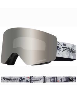 Dragon R1 OTG - Bushido with LL Silver Ionized & LL Light Rose Lens Snow Goggle