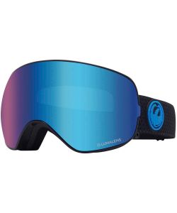 Dragon X2s Split W/Lumanlens Blue Ion + Amber Snow Goggles