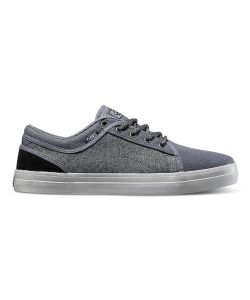 DVS Aversa+ Grey Black Canvas Men's Shoes