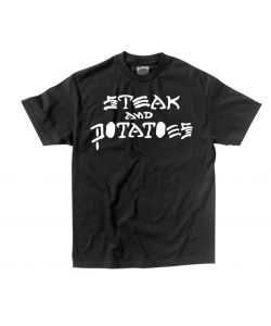 DVS Steak And Potato Black Men's T-Shirt