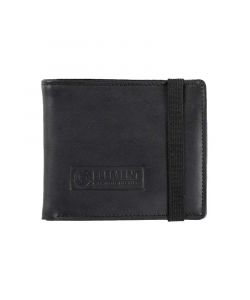 Element Strapper Leather Black Wallet