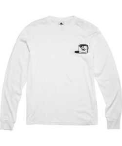 Emerica Curb Paint White Men's Long Sleeve T-Shirt
