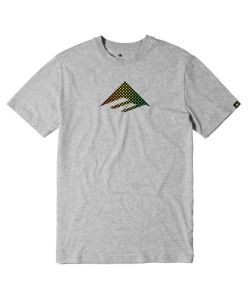 Emerica Rasta Triangle Grey Heather Men's T-Shirt