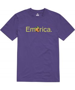 Emerica X OJ Wheels Pure Tee Purple Men's T-Shirt