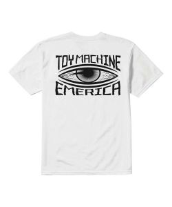 Emerica X Toy Machine Eye White Men's T-Shirt
