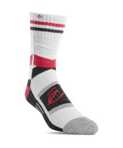 Es Asi Tech White/Red Socks
