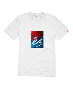 Es Hyper Logo White Men's T-shirt