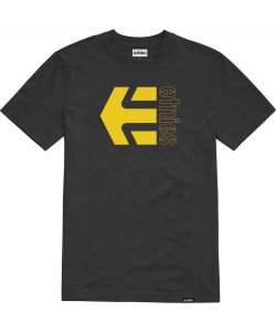 Etnies Corp Combo Black Yellow Men's T-Shirt