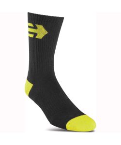 Etnies Direct Black Yellow Socks