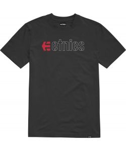 Etnies Ecorp Black Red White Men's T-Shirt