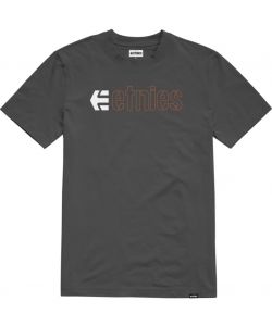 Etnies Ecorp Tee Dark Grey White Men's T-Shirt