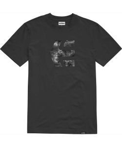 Etnies Icon Print Black Wash Men's T-Shirt