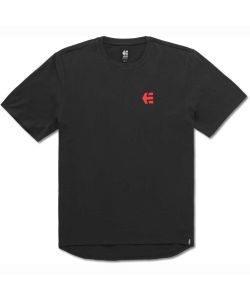 Etnies Icon Quick Dry Black Red Ποδηλατική Μπλούζα