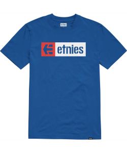 Etnies New Box S/S Blue Red White Men's T-Shirt