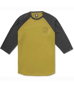 Etnies San Juan Raglan Acid Yellow Bike T-Shirt