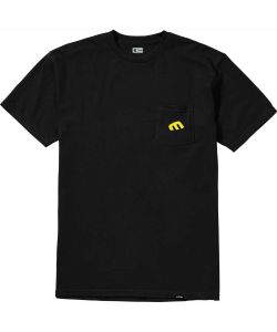 Etnies Style E Pocket Black Yellow Men's T-Shirt