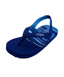 Flojos Infant Tyke Navy Blue Waves Kids Sandals