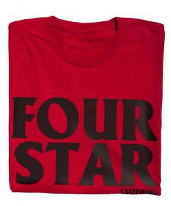 Fourstar Four-Hero Cardinal Men's T-Shirt