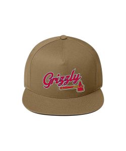 Grizzly Hotlanta Unstructured Snapback Khaki Hat