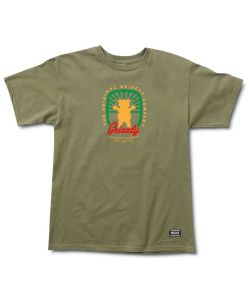 Grizzly Locally Grown Tee Military Green Men's T-Shirt