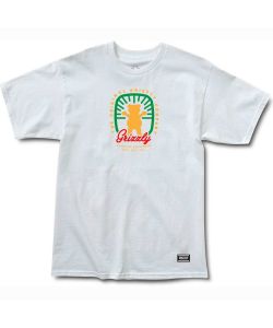 Grizzly Locally Grown Tee White Men's T-Shirt