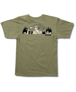 Grizzly Smoke On This Military Green Ανδρικό T-Shirt