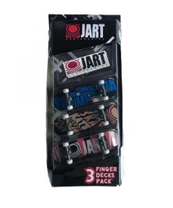 Jart Blue/Multi/Orange 3 Pack Fingerboards