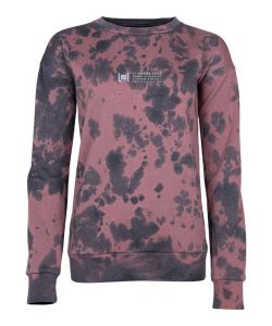 L1 Washed Out Crew Burnt Rose Women's Crew Neck