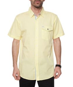 Matix Sring Solid Pale Yellow Men's Shirt