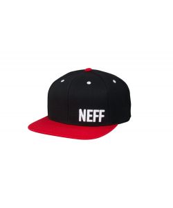 Neff Daily Black Red White Hat