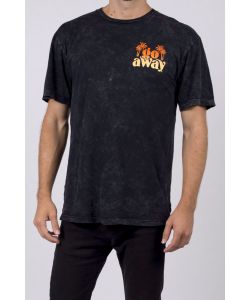 Neff Go Away Washed Black Ανδρικό T-Shirt