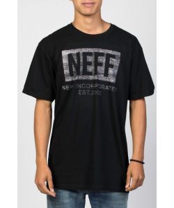 Neff New World Push Black Ανδρικό T-Shirt