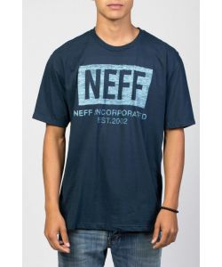 Neff New World Push Navy Ανδρικό T-Shirt
