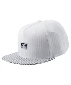 Neff Seersucka Snapback White Hat