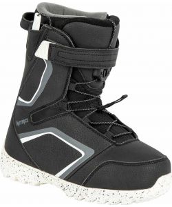 Nitro Droid Qls Black White Charcoal Youth Snowboard Boots