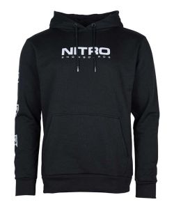 Nitro Standard Po Black Ανδρικό Φούτερ Κουκούλα