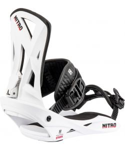 Nitro Staxx White Μen's Snowboard Bindings
