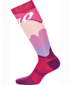 Nitro Youth'S Girl Wine - Blue - Pink Kids Snow Socks