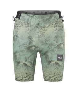 Picture Inner Printed Shorts Geology Green Μen's Hiking Shorts