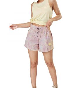 Picture Oslon Printed Tech Geology Cream Women's Activewear Shorts