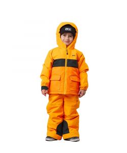 Picture Snowy Toddler Yellow Kids Snow Jacket
