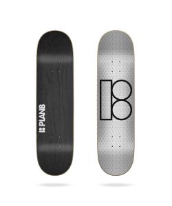 Plan B Foil D&B Classic Silver 8.25'' Skateboard Deck